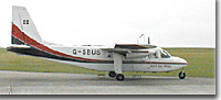 Britten Norman Islander at Land's End Airport